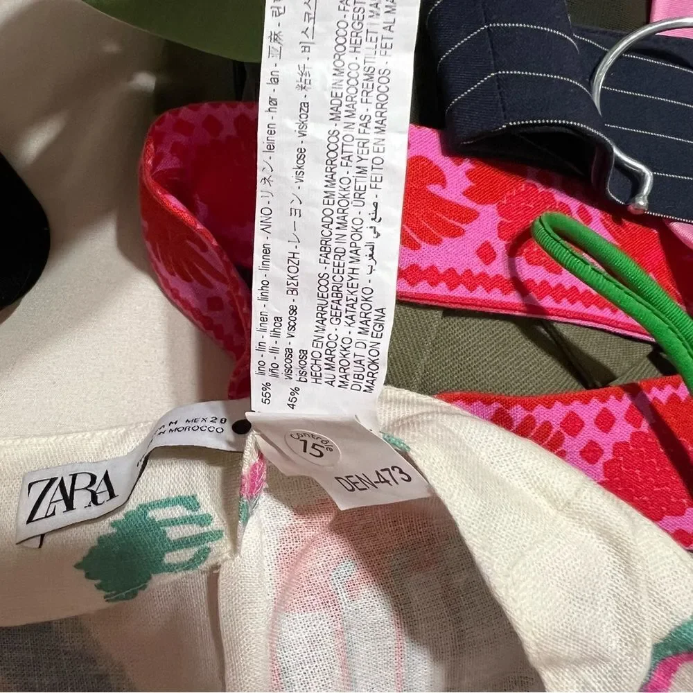 Zara Colorful Patterned Wrap Skirt